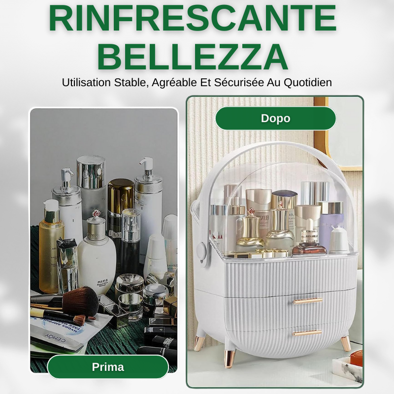 Scatola portaoggetti per cosmetici multifunzione