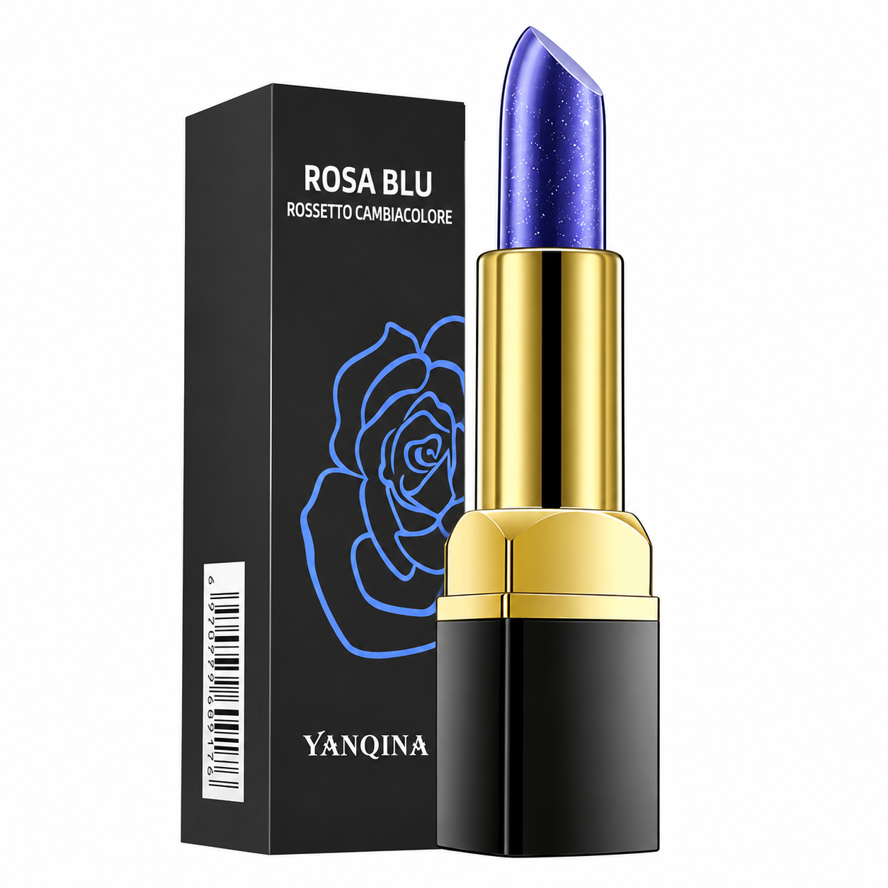 Cambia colore della temperatura delle labbra Blue Rose