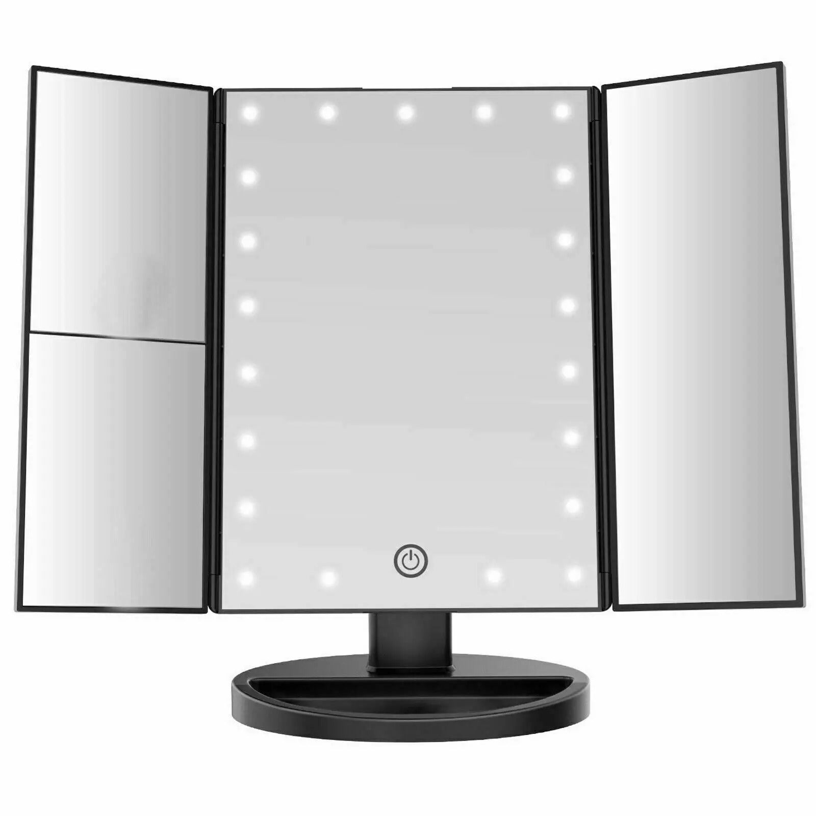 Specchio cosmetico con luce LED e touch screen