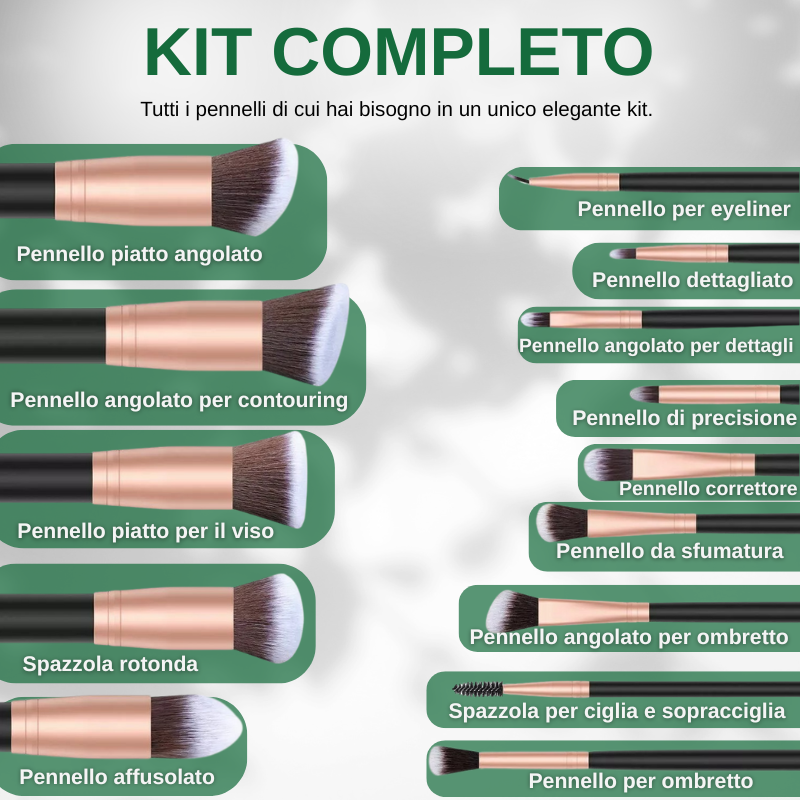 Pennelli per il trucco