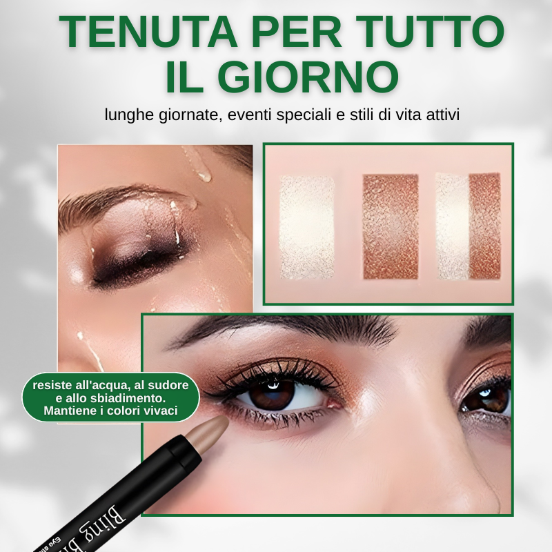 Matita eyeliner glitterata, matita ombretto impermeabile