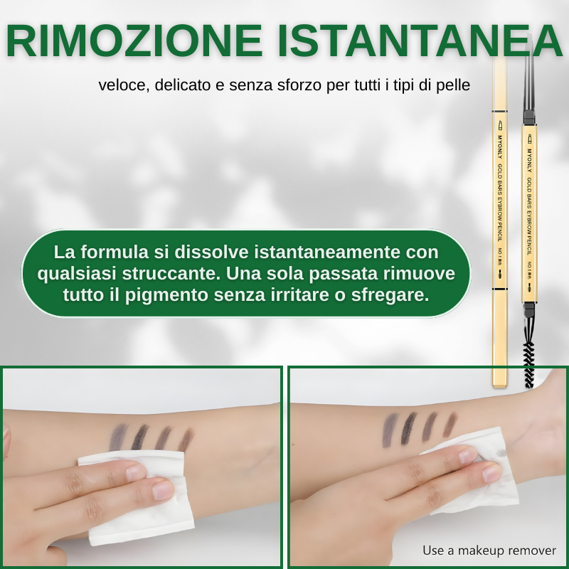Matita per sopracciglia a doppia punta