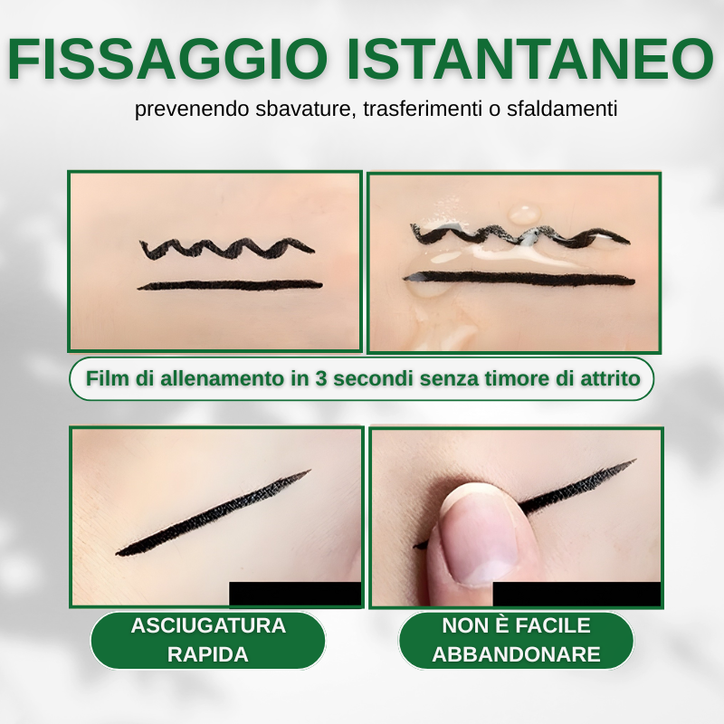 Eyeliner impermeabile a doppia punta ad asciugatura rapida