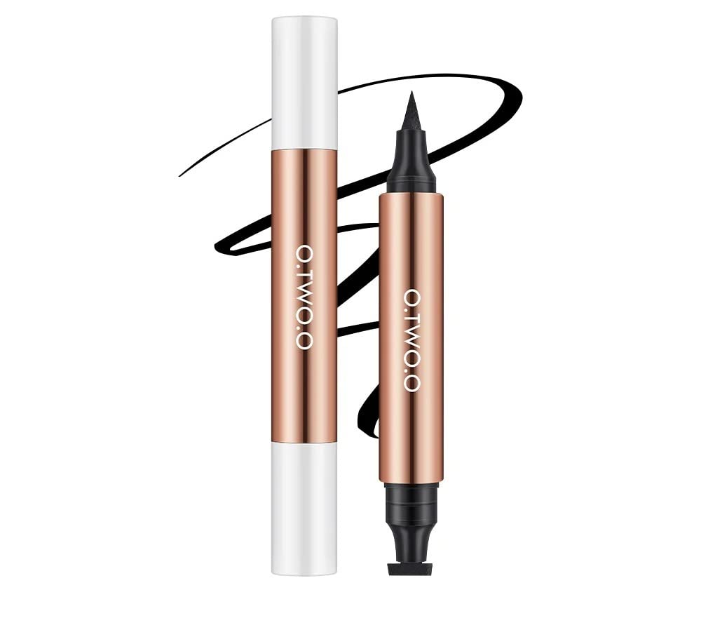 Eyeliner impermeabile a doppia punta ad asciugatura rapida