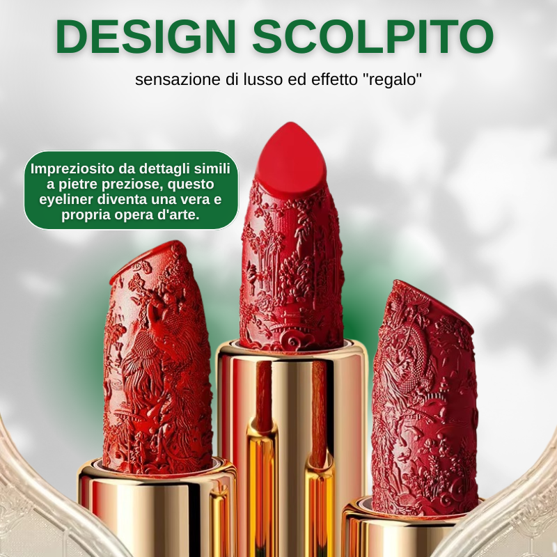 Set trucco da 5 pezzi: 4 rossetti e eyeliner