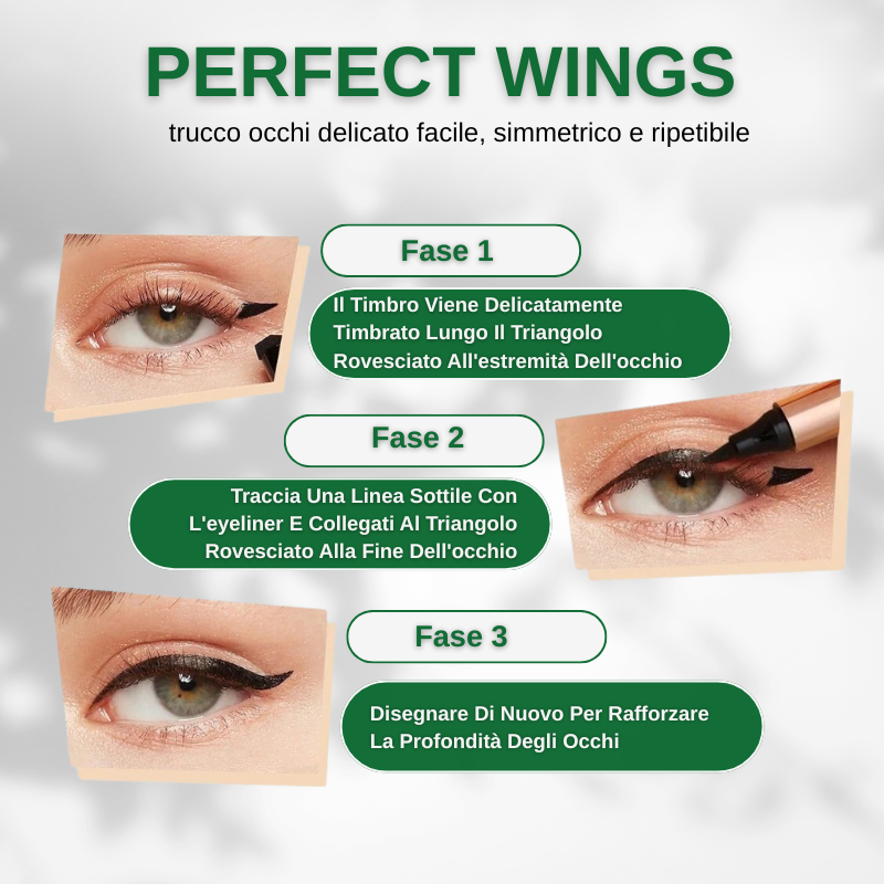 Eyeliner impermeabile a doppia punta ad asciugatura rapida
