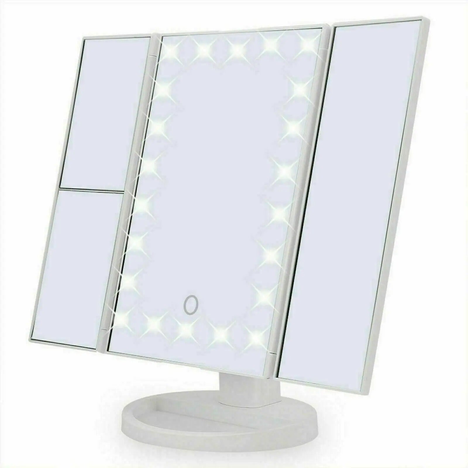 Specchio cosmetico con luce LED e touch screen